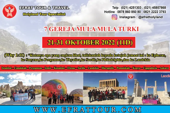 TOUR KE TURKI 21-31 Oktober 2022 (7 Gereja Mula Mula) 1 ~blog/2022/7/5/tour_7_gereja_turki_21_31_oktober_2022